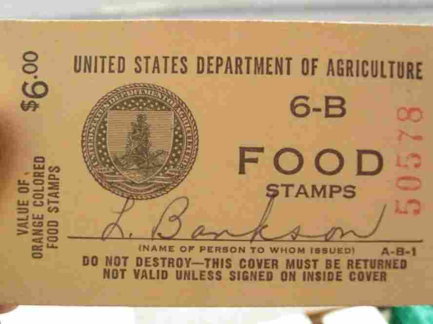 Picture of a USDA food stamp